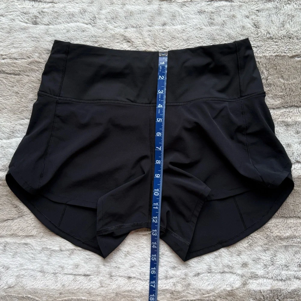 Lululemon Speed Up Short Long High-Rise *4" in Black Size 6 - Picture 13 of 15